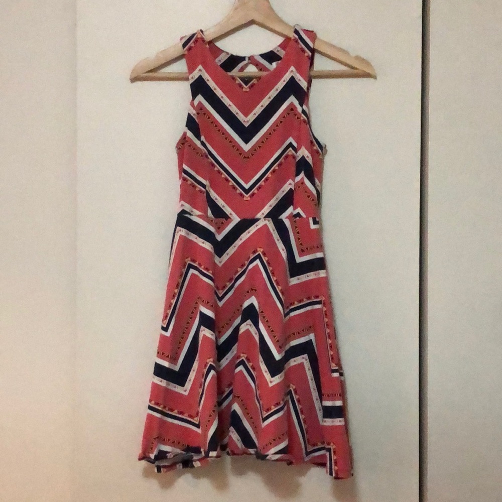 Dress with V Patterns